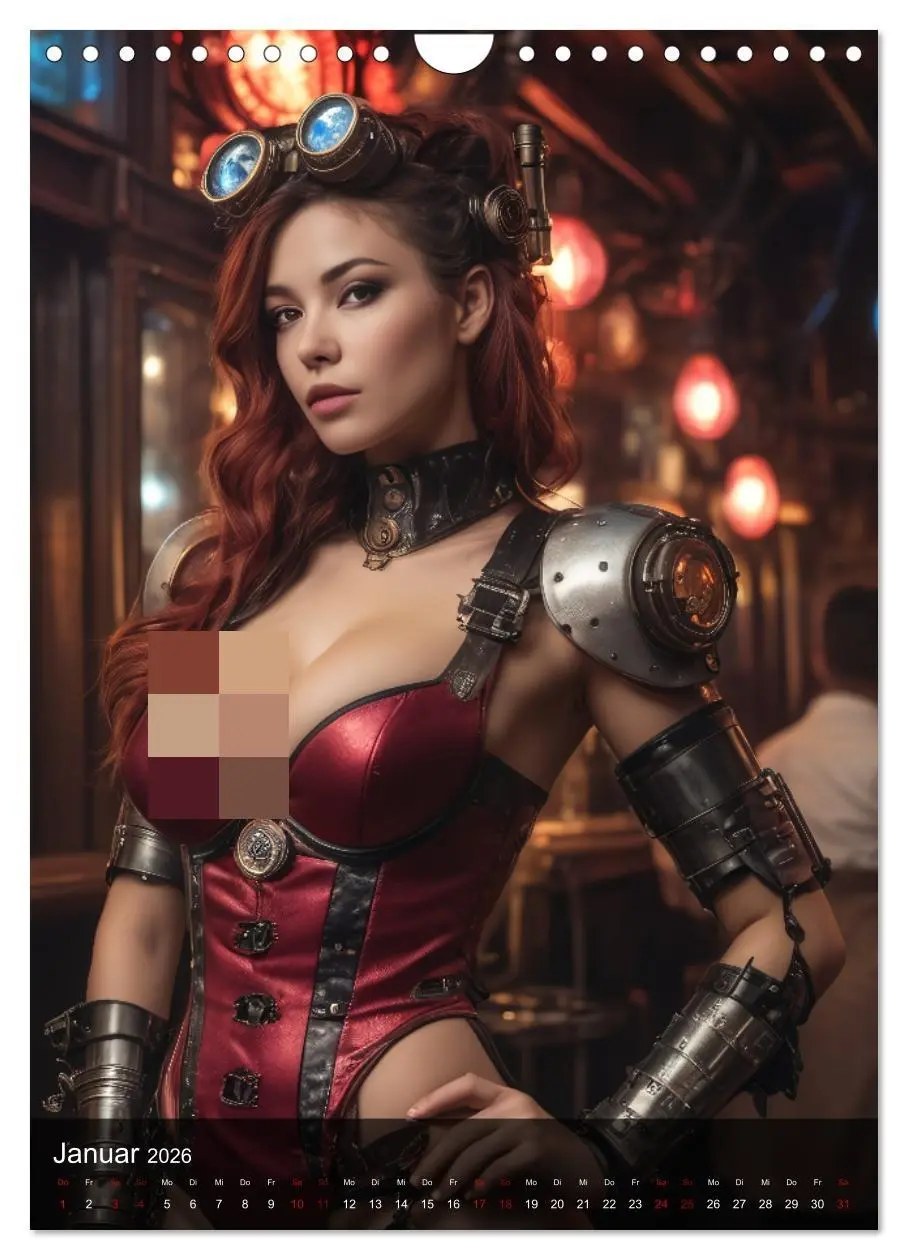 Bild: 9783516277630 | Steampunk - Stadtleben - Rotlichtviertel (Wandkalender 2026 DIN A4...