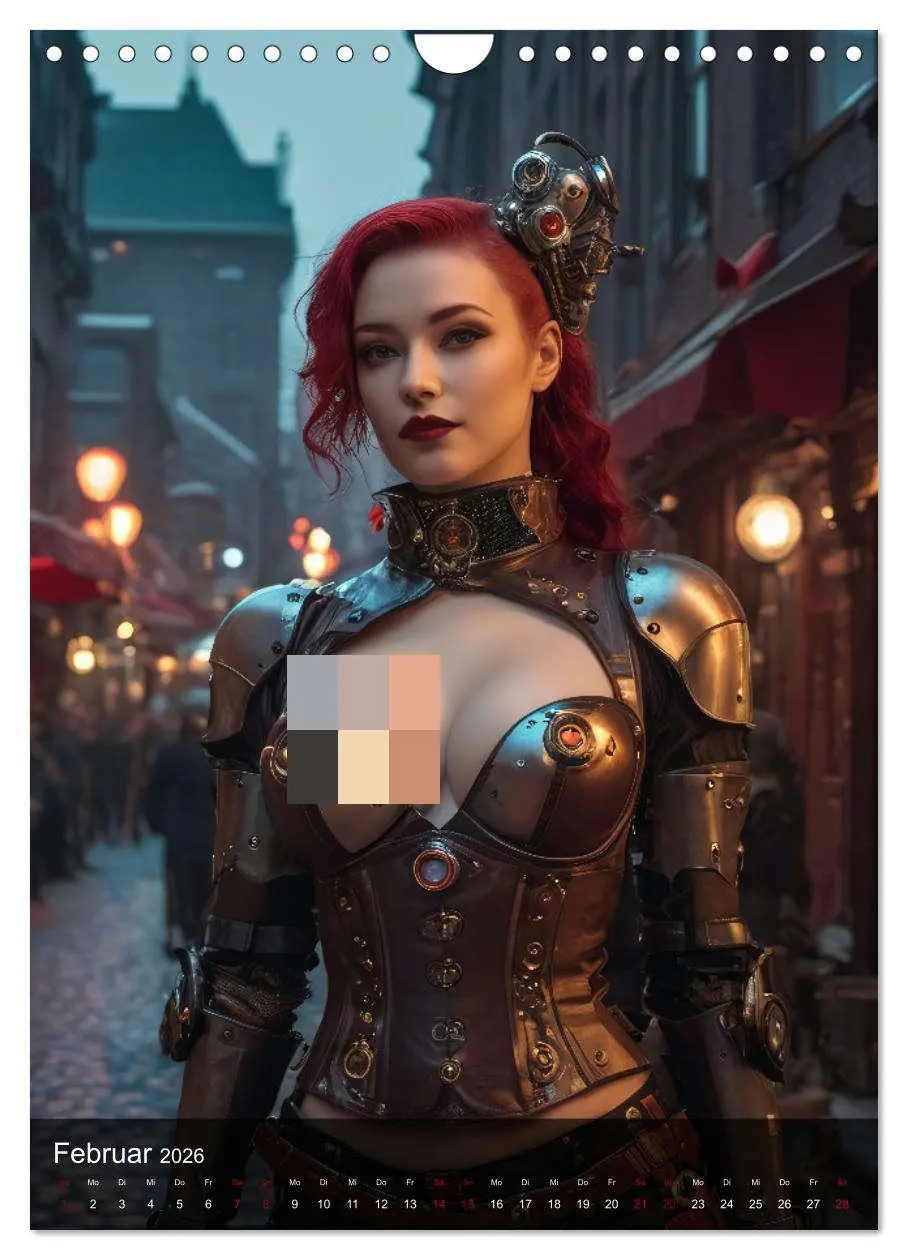 Bild: 9783516277630 | Steampunk - Stadtleben - Rotlichtviertel (Wandkalender 2026 DIN A4...