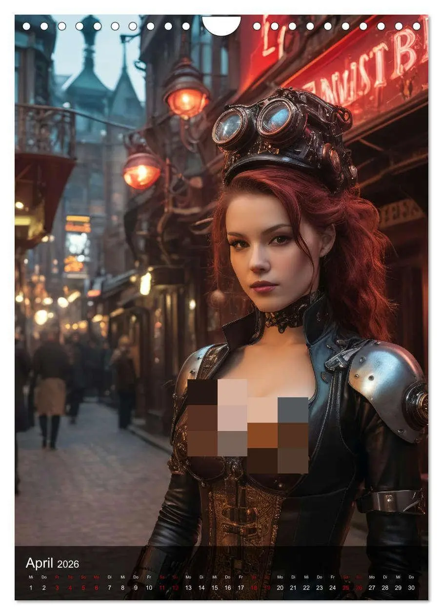 Bild: 9783516277630 | Steampunk - Stadtleben - Rotlichtviertel (Wandkalender 2026 DIN A4...