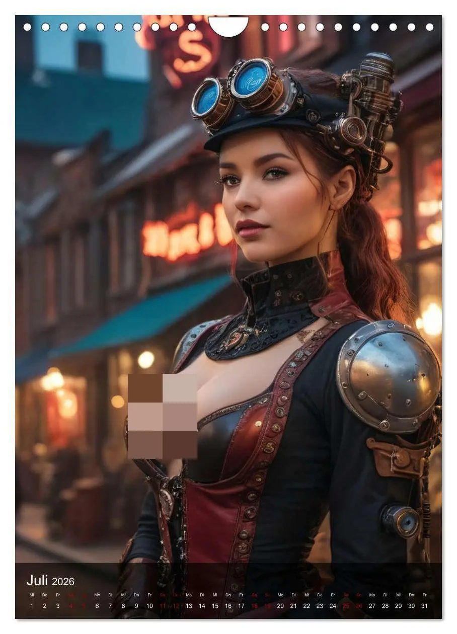 Bild: 9783516277630 | Steampunk - Stadtleben - Rotlichtviertel (Wandkalender 2026 DIN A4...