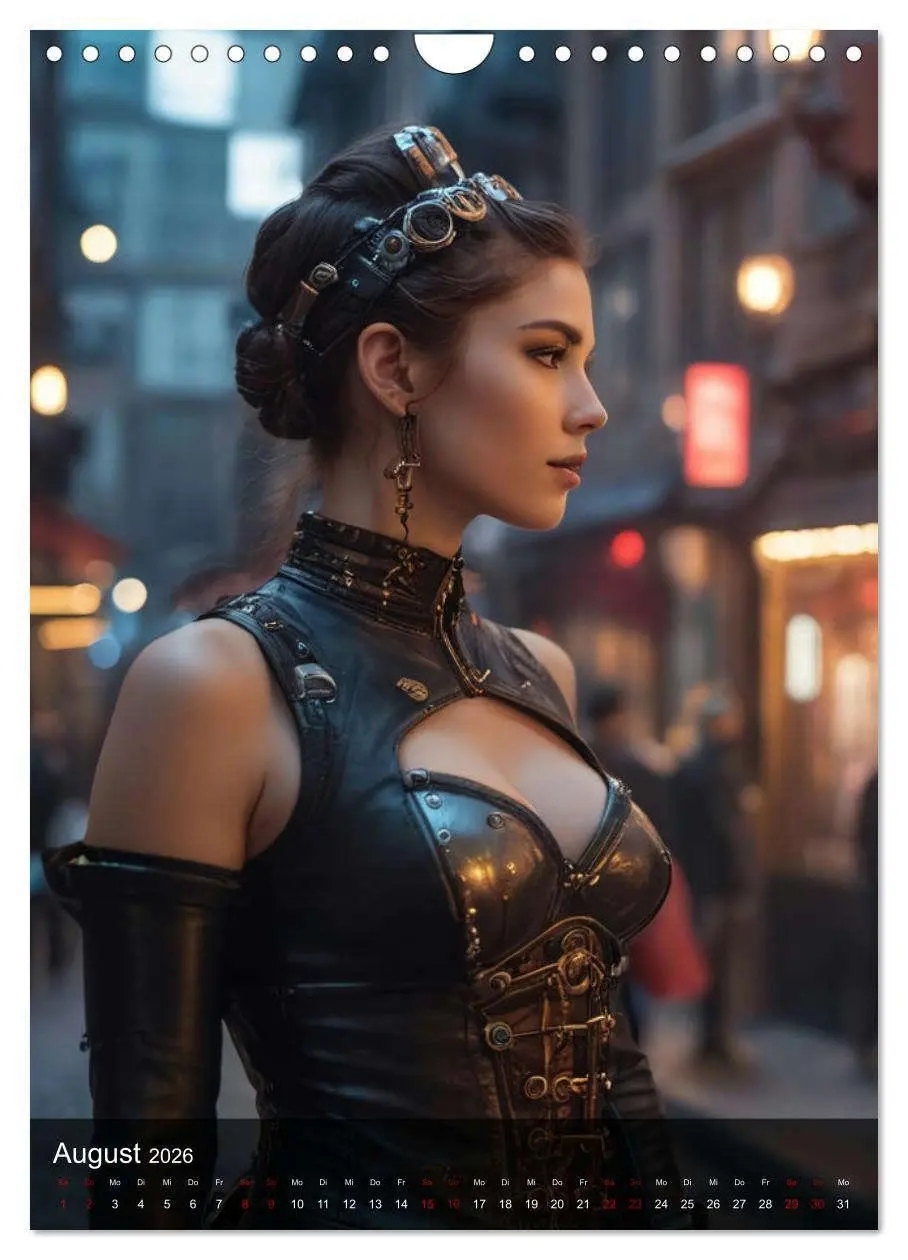 Bild: 9783516277630 | Steampunk - Stadtleben - Rotlichtviertel (Wandkalender 2026 DIN A4...