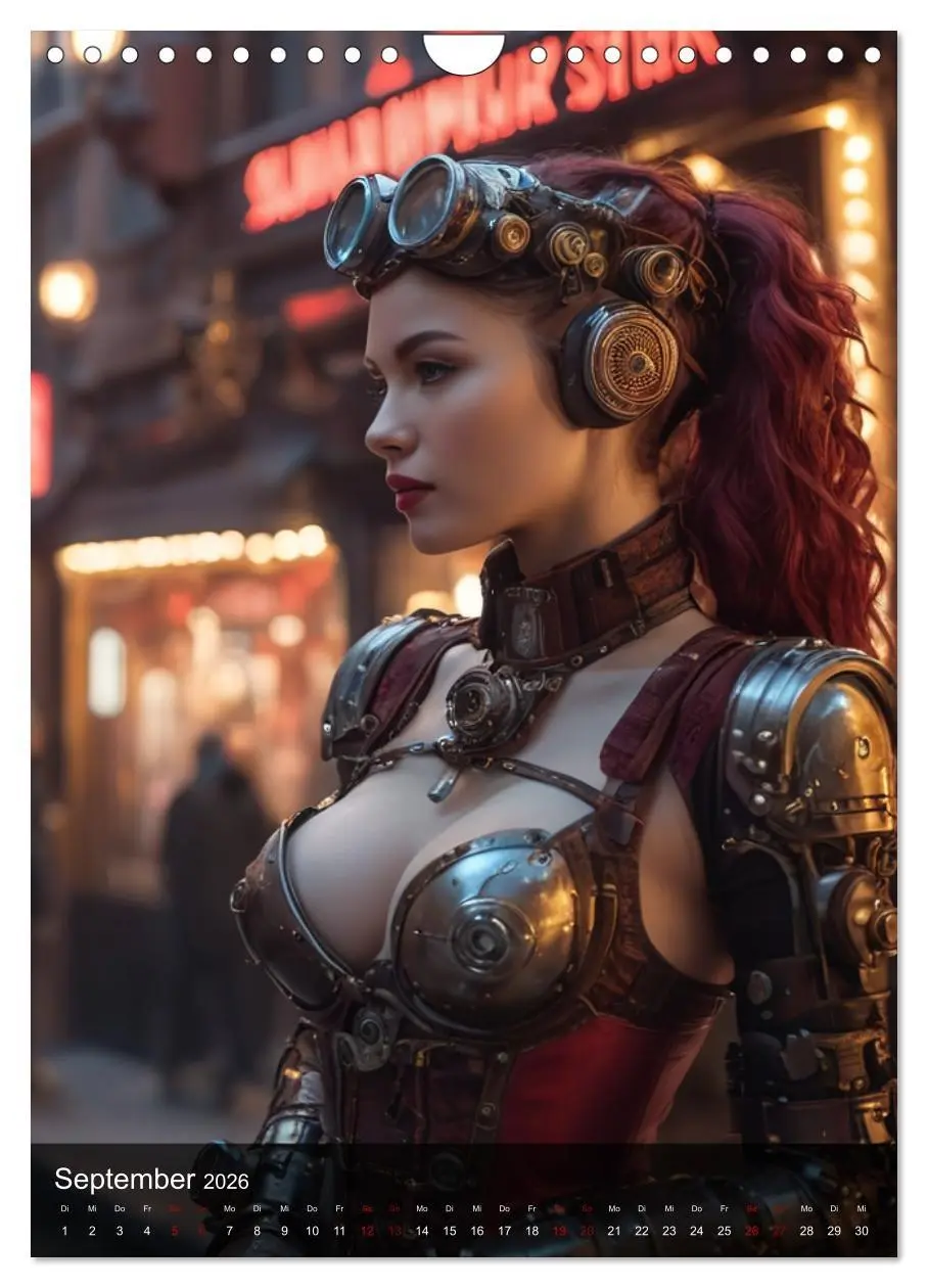 Bild: 9783516277630 | Steampunk - Stadtleben - Rotlichtviertel (Wandkalender 2026 DIN A4...