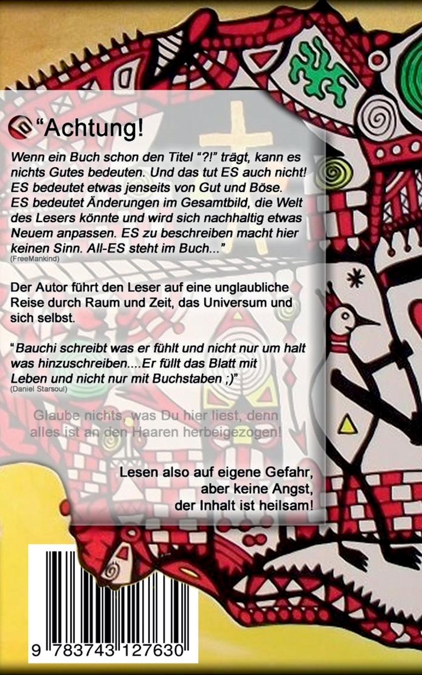 Rückseite: 9783743127630 | Fragezeichen - Ausrufezeichen | Jesus Urlauber | Taschenbuch | 240 S.