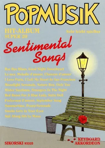 Cover: 9790003027630 | Popmusik Hit-Album Super 20: Sentimental Songs | Songbuch (E-Orgel)
