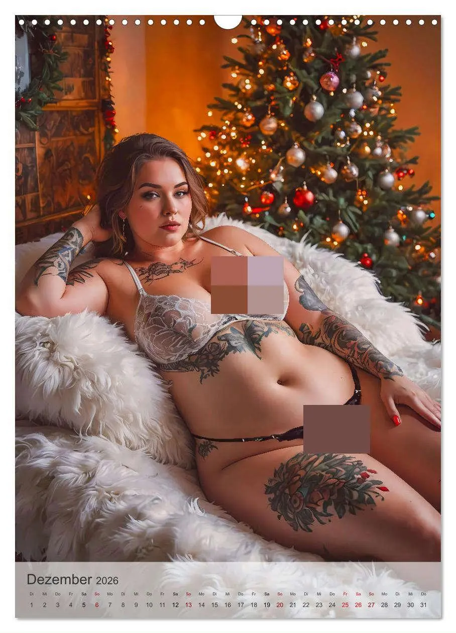 Bild: 9783457247730 | Verführerische Momente - Kurven und Tattoos (Wandkalender 2026 DIN...