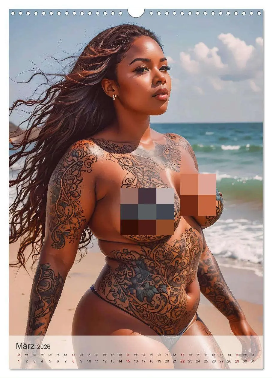 Bild: 9783457247730 | Verführerische Momente - Kurven und Tattoos (Wandkalender 2026 DIN...