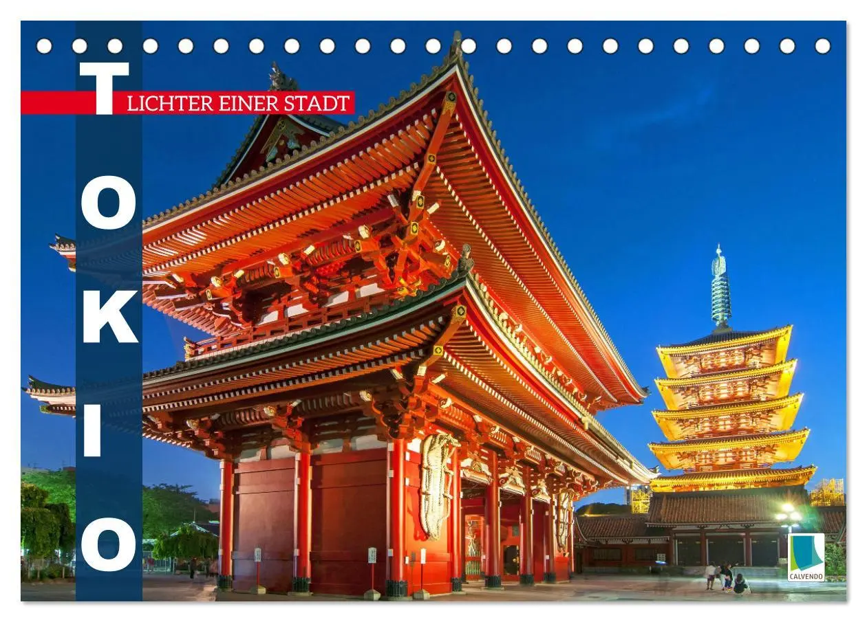 Cover: 9783457627730 | Tokio: Lichter einer Stadt (Tischkalender 2026 DIN A5 quer),...