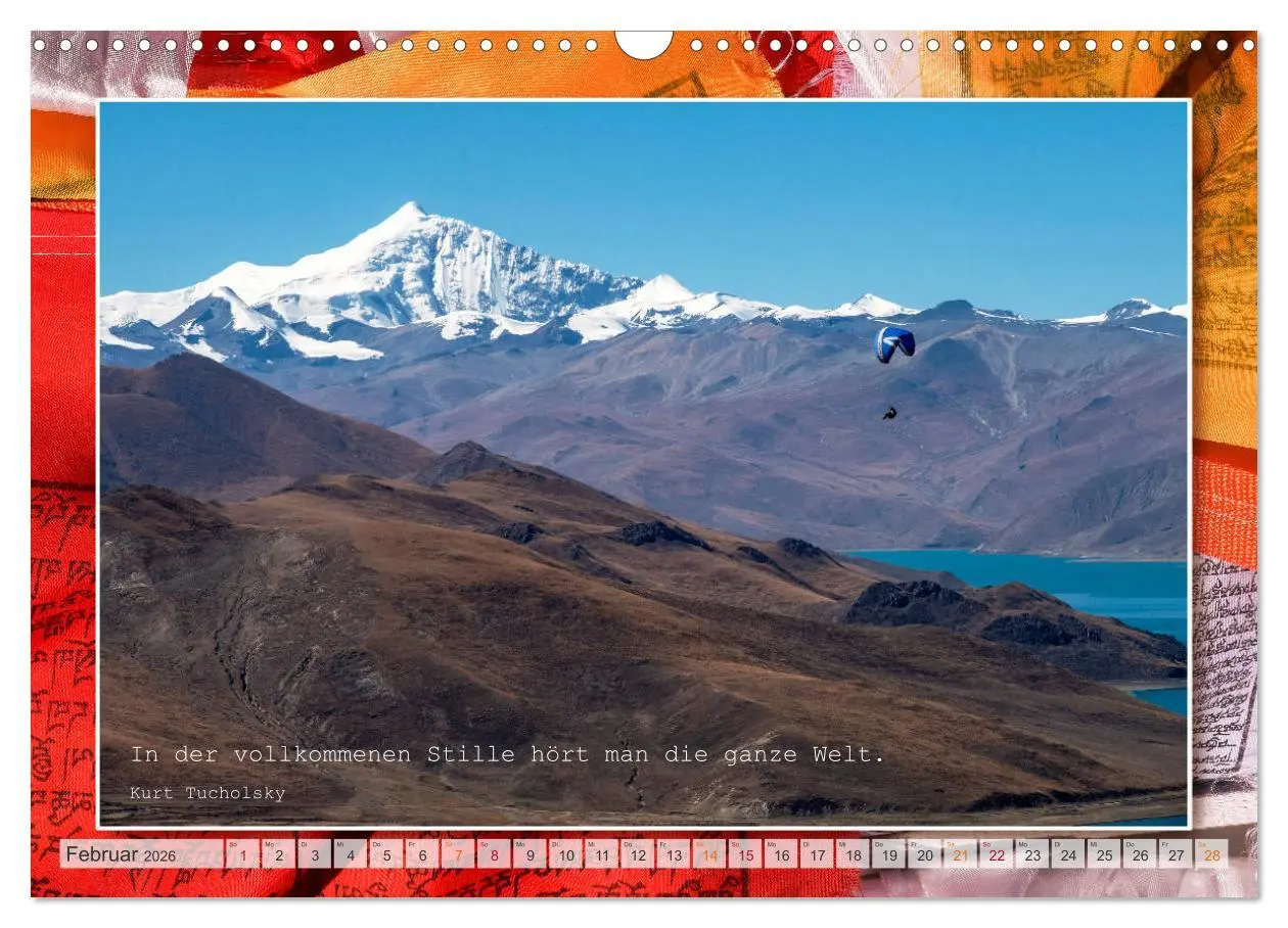 Bild: 9783457797730 | Farben Tibets (Wandkalender 2026 DIN A3 quer), CALVENDO Monatskalender