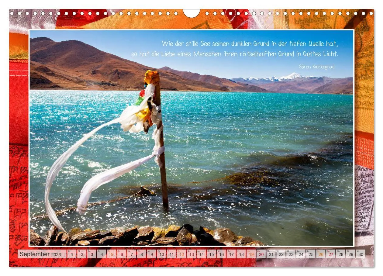 Bild: 9783457797730 | Farben Tibets (Wandkalender 2026 DIN A3 quer), CALVENDO Monatskalender