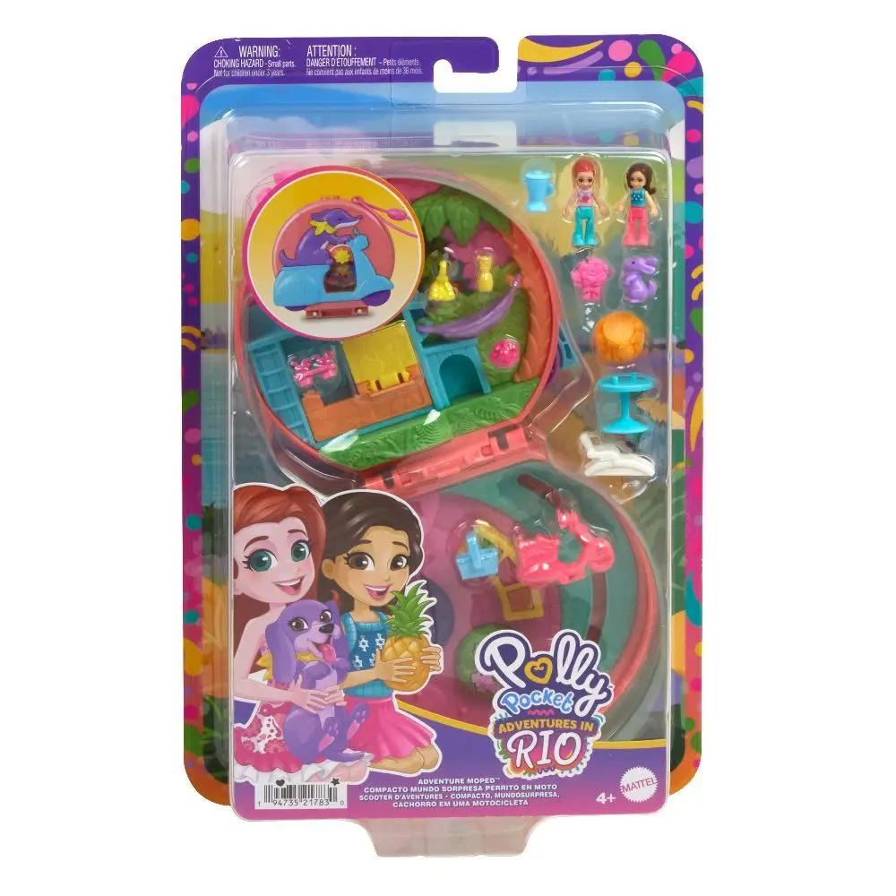 Cover: 194735217830 | Polly Pocket Adventure Moped Schatulle | Blister | HWN98 | 2024