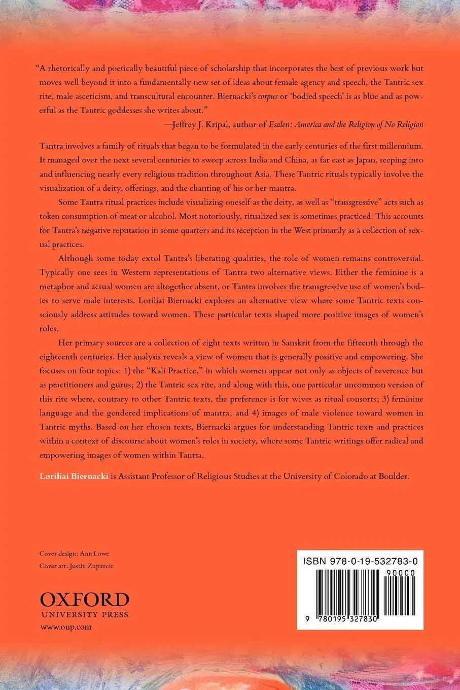 Rückseite: 9780195327830 | Renowned Goddess of Desire | Women, Sex, and Speech in Tantra | Buch