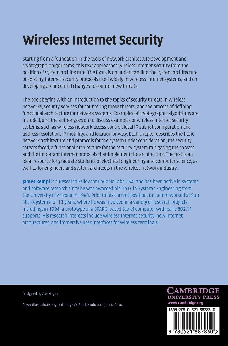 Rückseite: 9780521887830 | Wireless Internet Security | James Kempf | Buch | Englisch | 2008