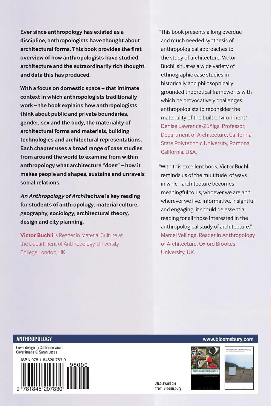 Rückseite: 9781845207830 | An Anthropology of Architecture | Victor Buchli | Taschenbuch | 2013