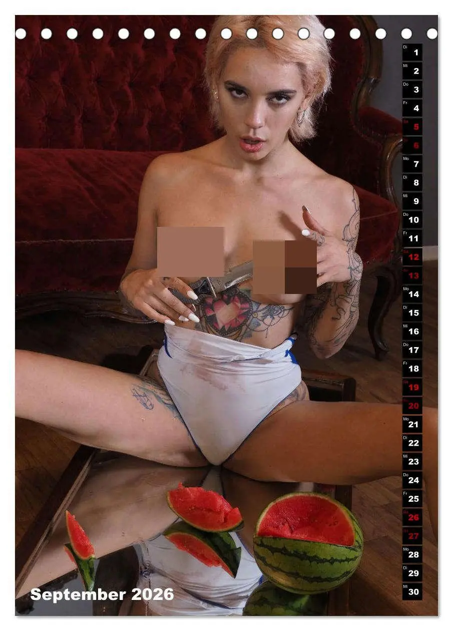 Bild: 9783516257830 | TATTOO TARTS - Inked Killer Babes (Tischkalender 2026 DIN A5 hoch),...