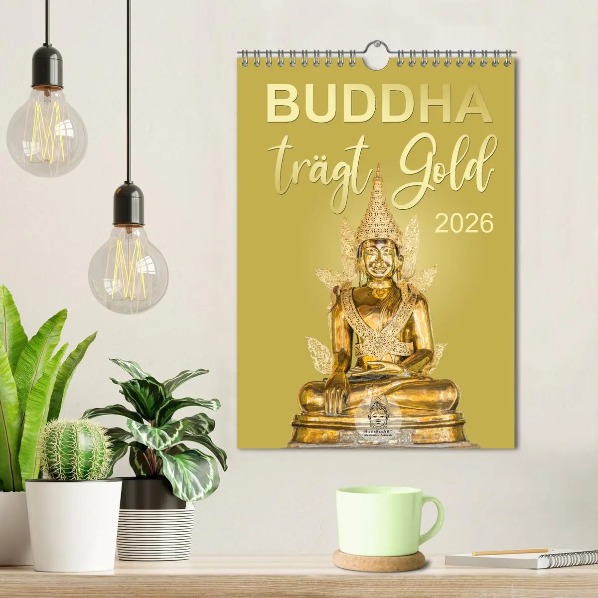 Bild: 9783516327830 | Buddha trägt Gold (Wandkalender 2026 DIN A4 hoch), CALVENDO...