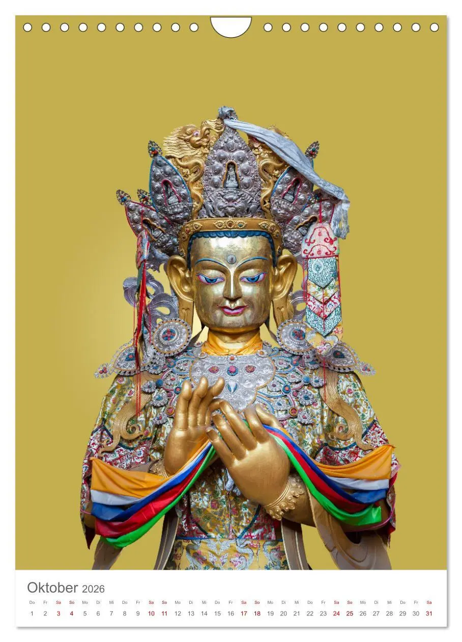 Bild: 9783516327830 | Buddha trägt Gold (Wandkalender 2026 DIN A4 hoch), CALVENDO...
