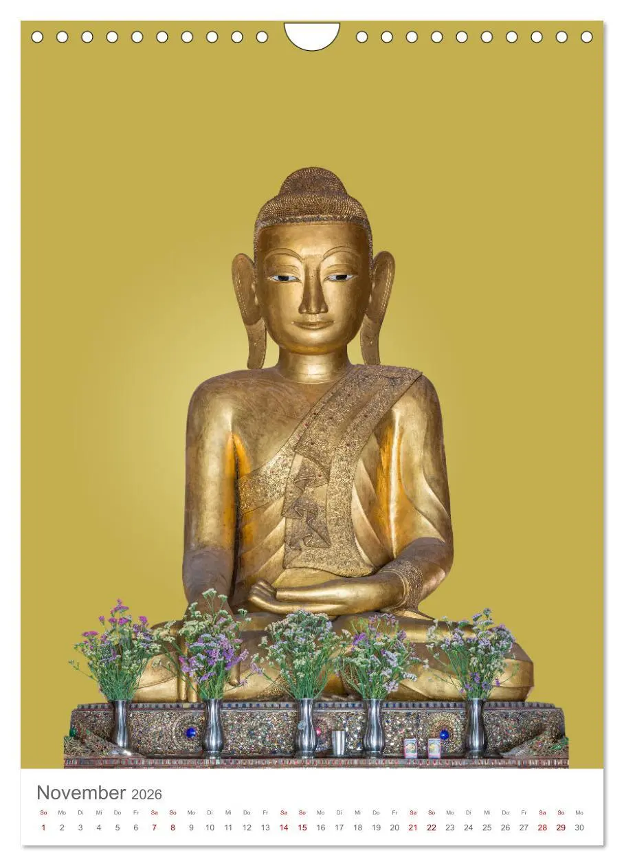 Bild: 9783516327830 | Buddha trägt Gold (Wandkalender 2026 DIN A4 hoch), CALVENDO...