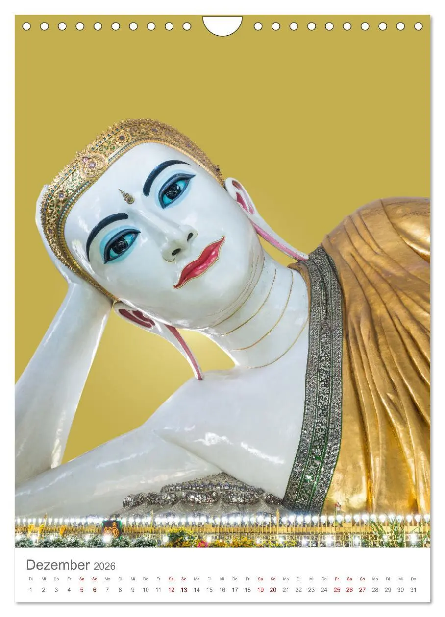Bild: 9783516327830 | Buddha trägt Gold (Wandkalender 2026 DIN A4 hoch), CALVENDO...