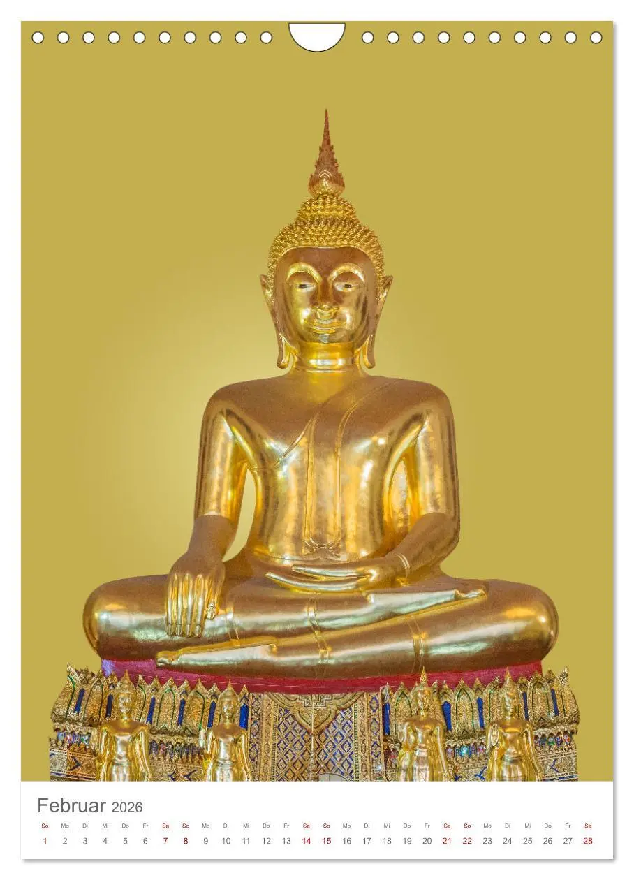 Bild: 9783516327830 | Buddha trägt Gold (Wandkalender 2026 DIN A4 hoch), CALVENDO...