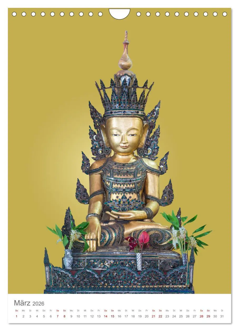 Bild: 9783516327830 | Buddha trägt Gold (Wandkalender 2026 DIN A4 hoch), CALVENDO...