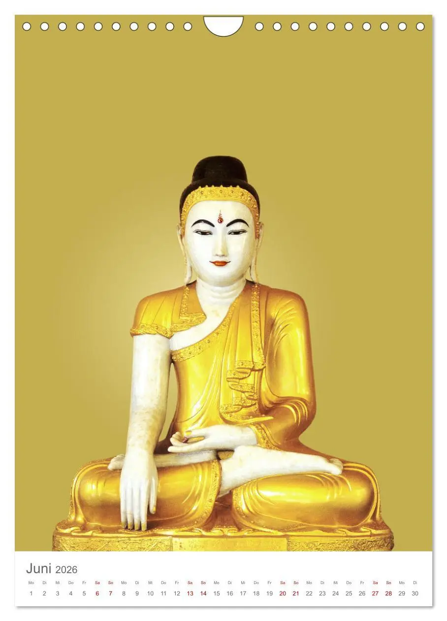Bild: 9783516327830 | Buddha trägt Gold (Wandkalender 2026 DIN A4 hoch), CALVENDO...