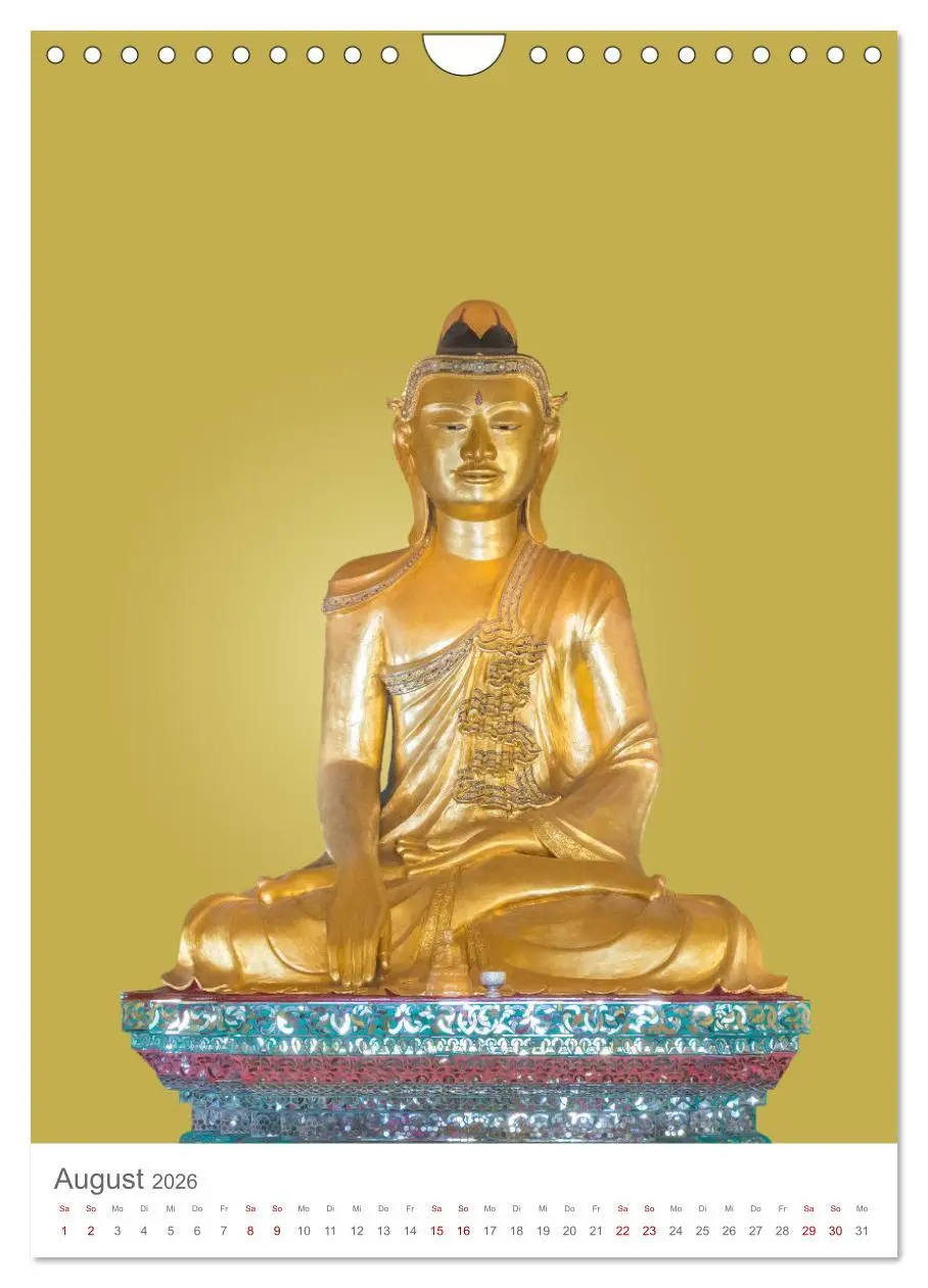 Bild: 9783516327830 | Buddha trägt Gold (Wandkalender 2026 DIN A4 hoch), CALVENDO...