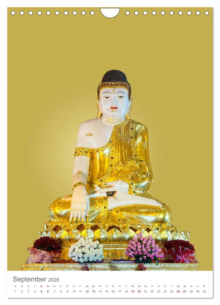 Bild: 9783516327830 | Buddha trägt Gold (Wandkalender 2026 DIN A4 hoch), CALVENDO...