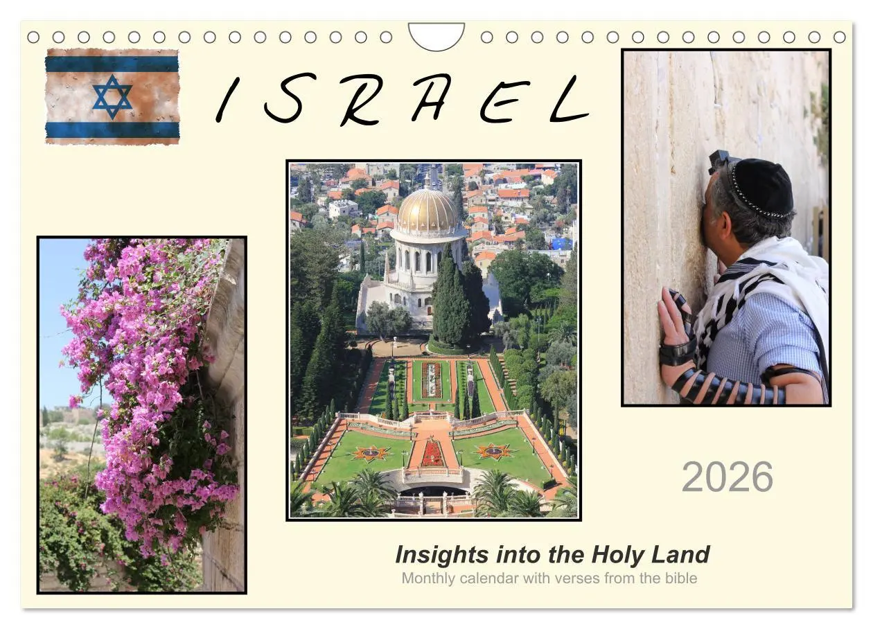 Cover: 9783516567830 | ISRAEL (Wall Calendar 2026 DIN A4 landscape), CALVENDO 12 Month...