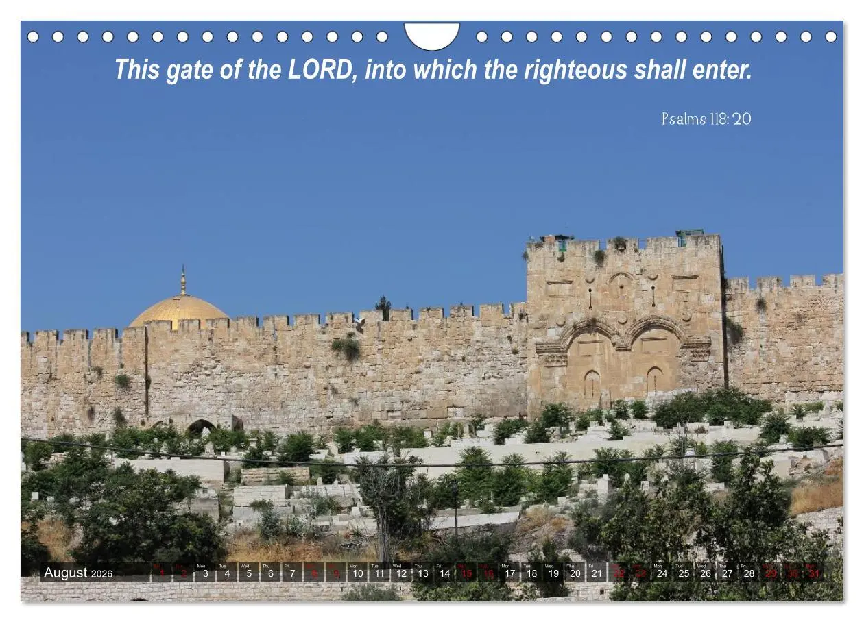 Bild: 9783516567830 | ISRAEL (Wall Calendar 2026 DIN A4 landscape), CALVENDO 12 Month...