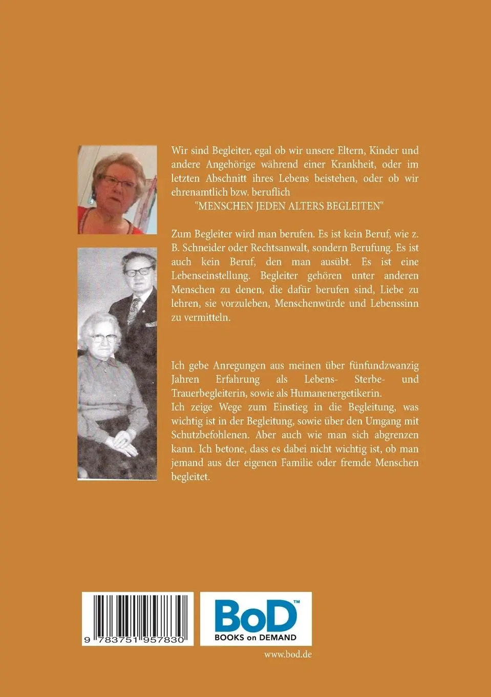 Rückseite: 9783751957830 | Menschen jeden Alters begleiten | Ilse Jedlicka | Taschenbuch | 184 S.