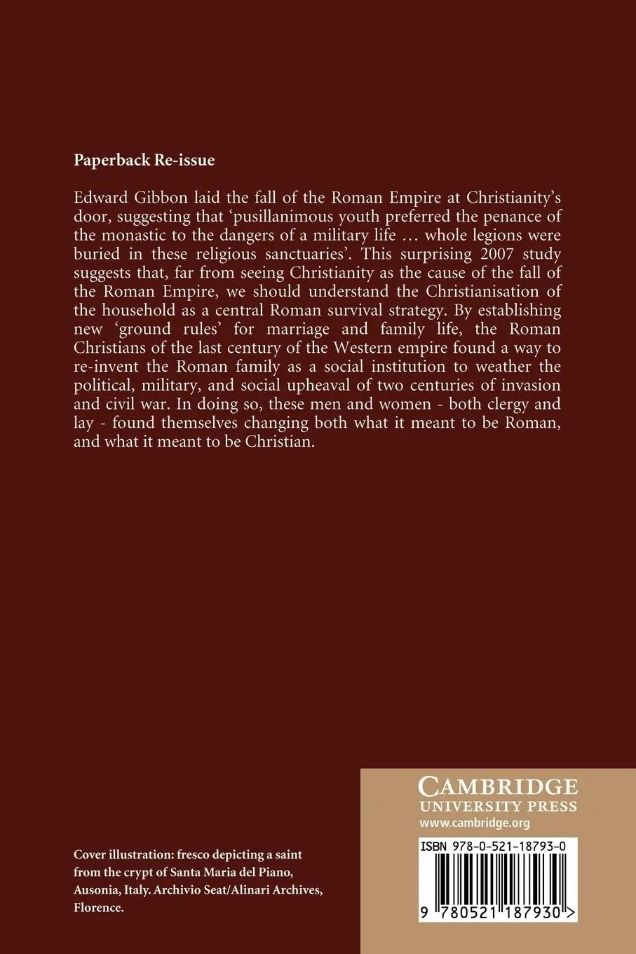 Rückseite: 9780521187930 | The Fall of the Roman Household | Kate Cooper | Taschenbuch | Englisch