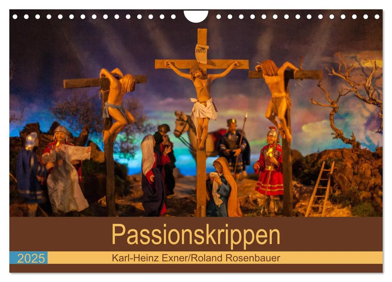 Cover: 9783435377930 | Passionskrippen (Wandkalender 2025 DIN A4 quer), CALVENDO...
