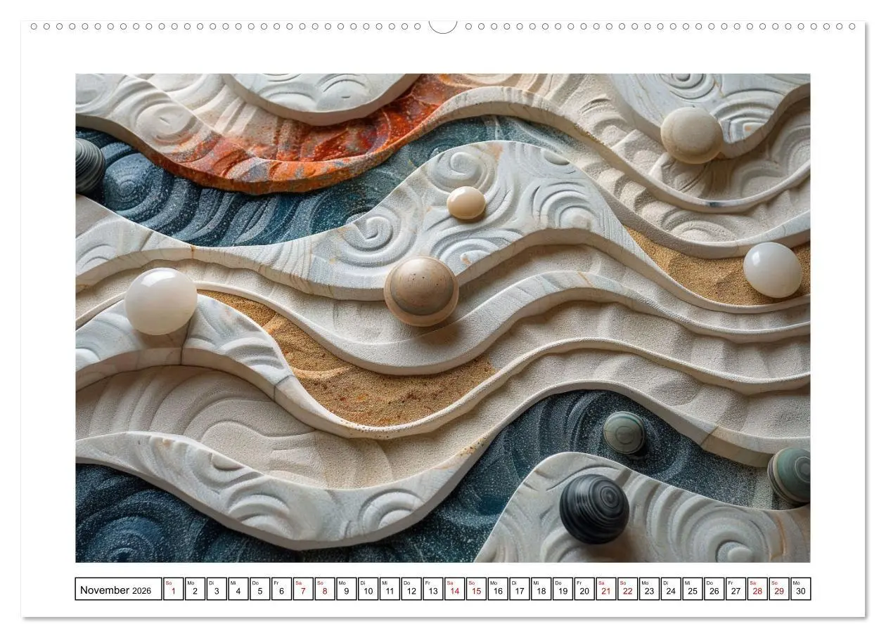 Bild: 9783457397930 | Augenmeditation im Zen Garten (hochwertiger Premium Wandkalender...