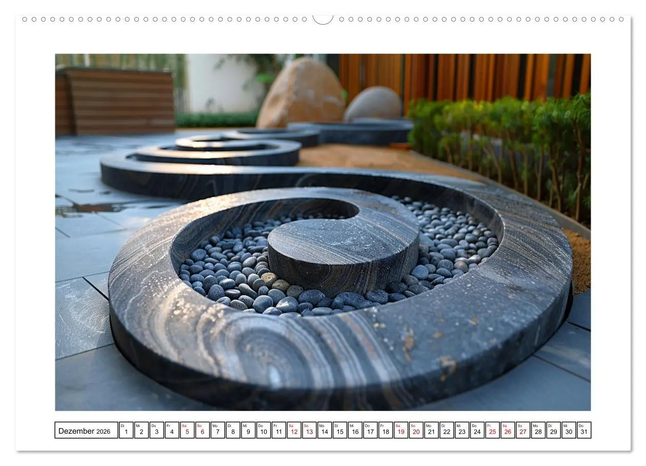 Bild: 9783457397930 | Augenmeditation im Zen Garten (hochwertiger Premium Wandkalender...