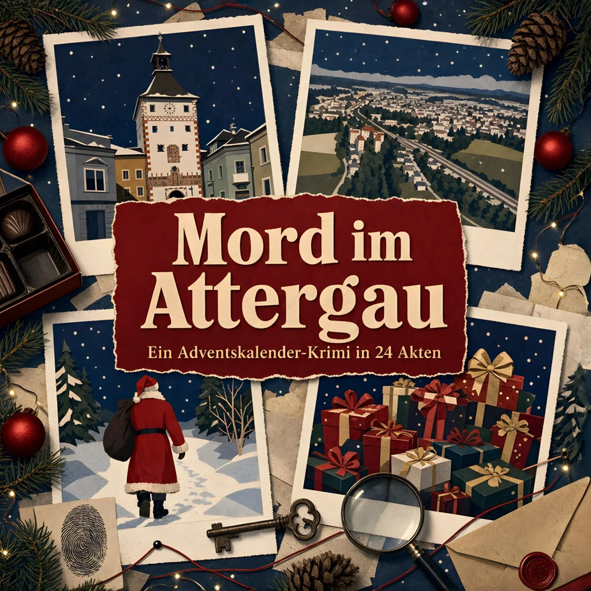 Cover: 9783696127930 | Mord im Attergau | Ein Adventskalender-Krimi in 24 Akten | Neumann