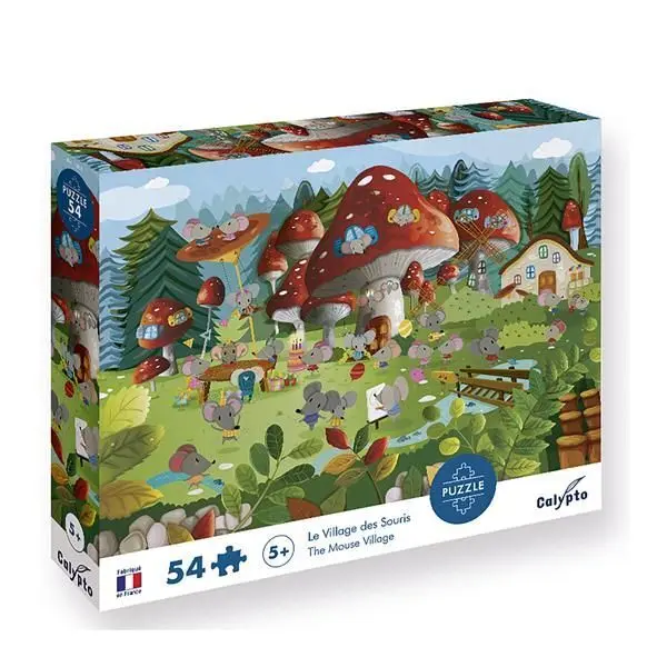 Cover: 3373910078030 | Calypto Mäusedorf 54 Teile Puzzle | Spiel | In Spielebox | 3907803