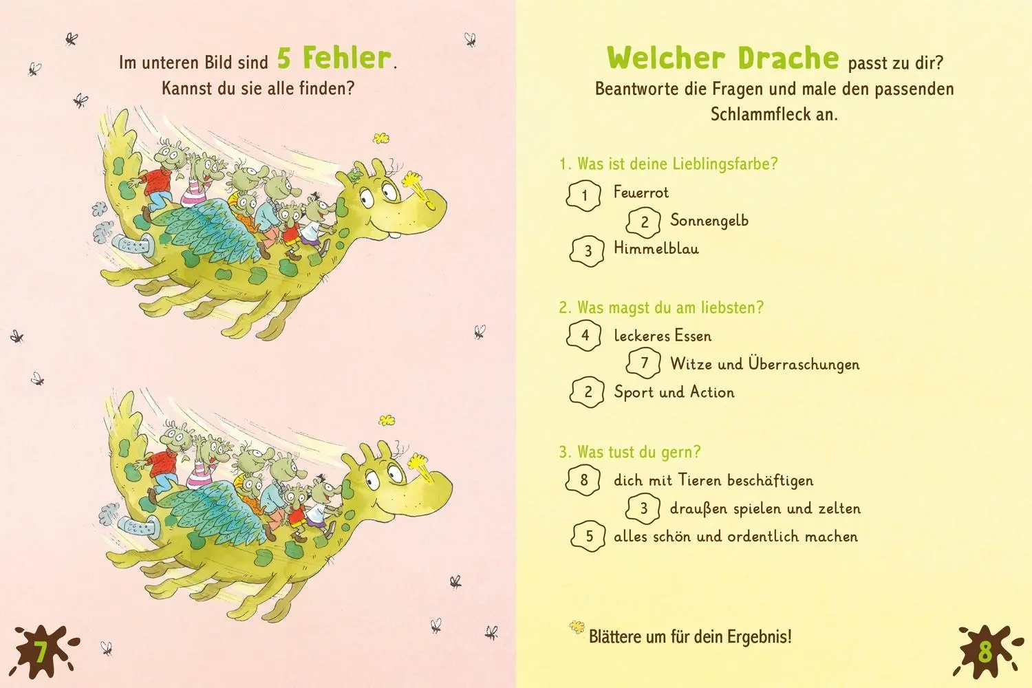 Bild: 4260512188030 | Die Olchis. Puzzle im Buch. Feuerstuhl. 300 Teile, Format 48 x 34 cm
