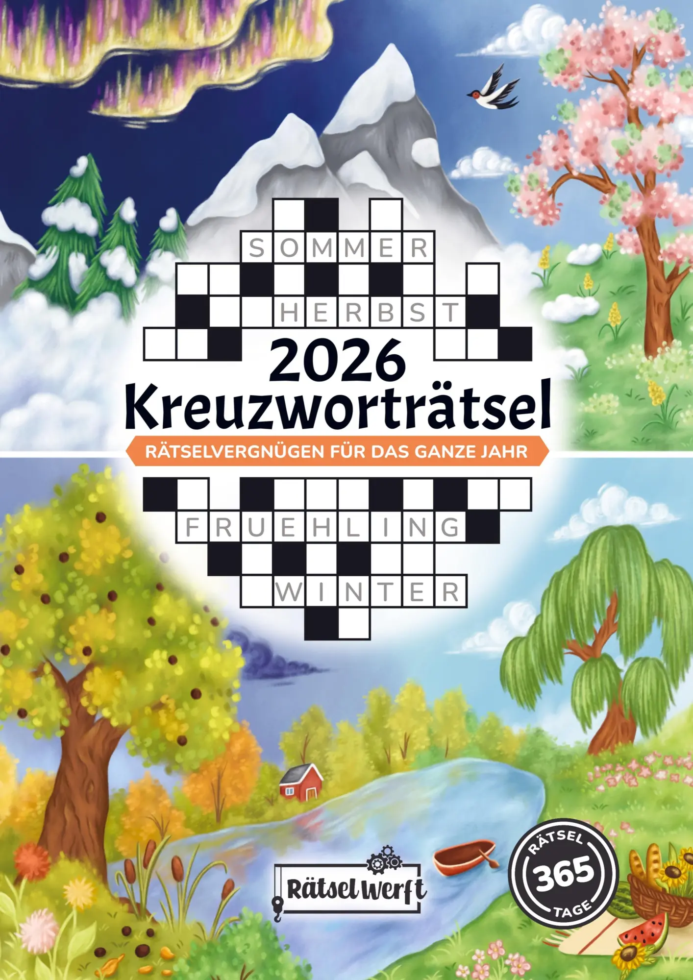 Cover: 9789403818030 | Kreuzworträtsel 2026: Rätselvergnügen für das ganze Jahr mit dem...