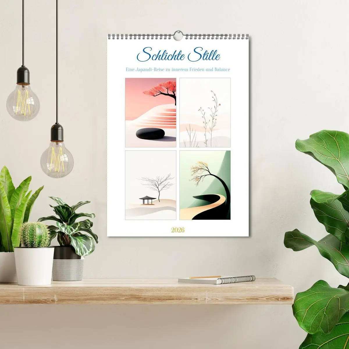 Bild: 9783457278130 | Schlichte Stille (Wandkalender 2026 DIN A3 hoch), CALVENDO...