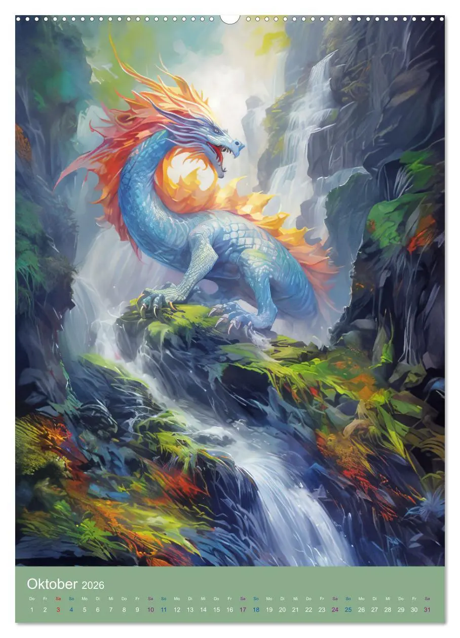 Bild: 9783516298130 | Sagenland der Drachen (hochwertiger Premium Wandkalender 2026 DIN...