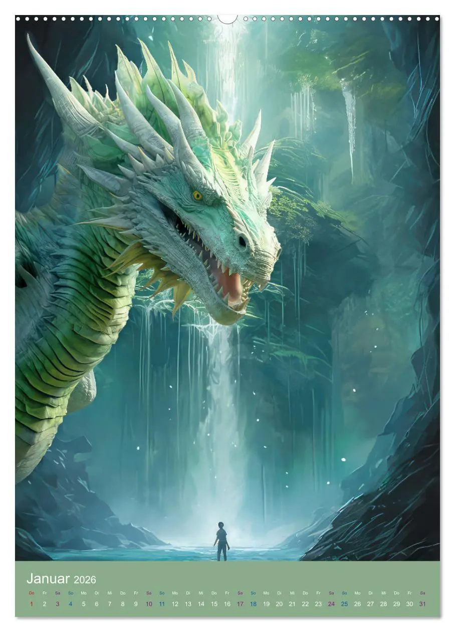 Bild: 9783516298130 | Sagenland der Drachen (hochwertiger Premium Wandkalender 2026 DIN...