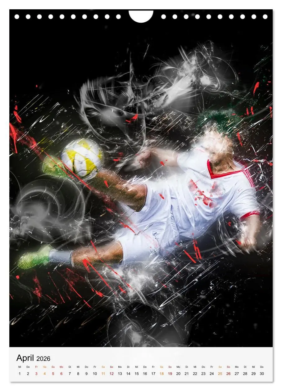 Bild: 9783516368130 | Fussball - einfach cool (Wandkalender 2026 DIN A4 hoch), CALVENDO...