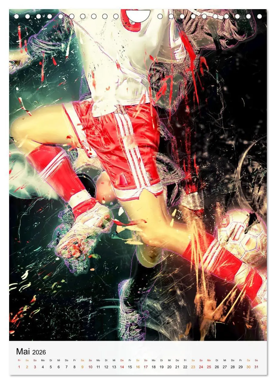 Bild: 9783516368130 | Fussball - einfach cool (Wandkalender 2026 DIN A4 hoch), CALVENDO...