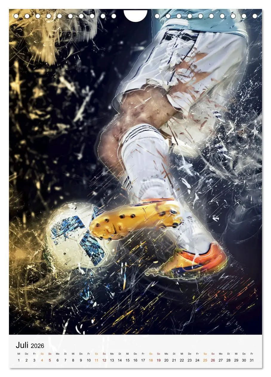 Bild: 9783516368130 | Fussball - einfach cool (Wandkalender 2026 DIN A4 hoch), CALVENDO...