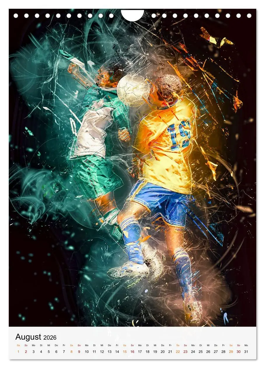 Bild: 9783516368130 | Fussball - einfach cool (Wandkalender 2026 DIN A4 hoch), CALVENDO...