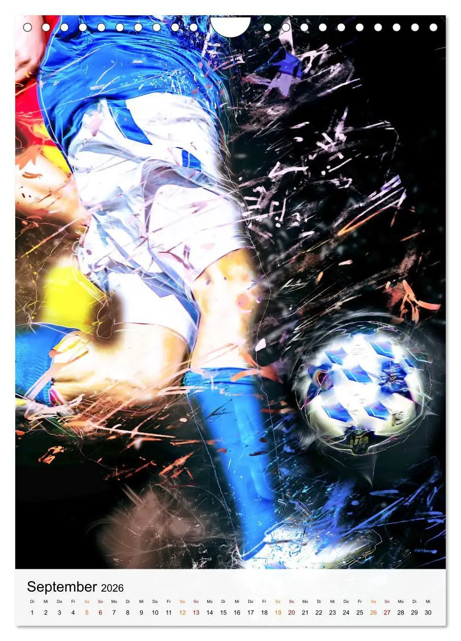 Bild: 9783516368130 | Fussball - einfach cool (Wandkalender 2026 DIN A4 hoch), CALVENDO...