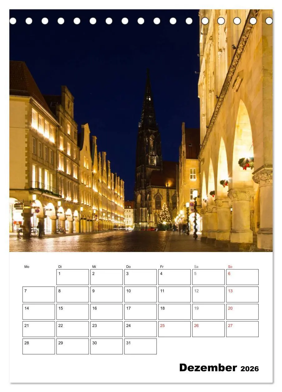 Bild: 9783516438130 | Münster entdecken (Tischkalender 2026 DIN A5 hoch), CALVENDO...