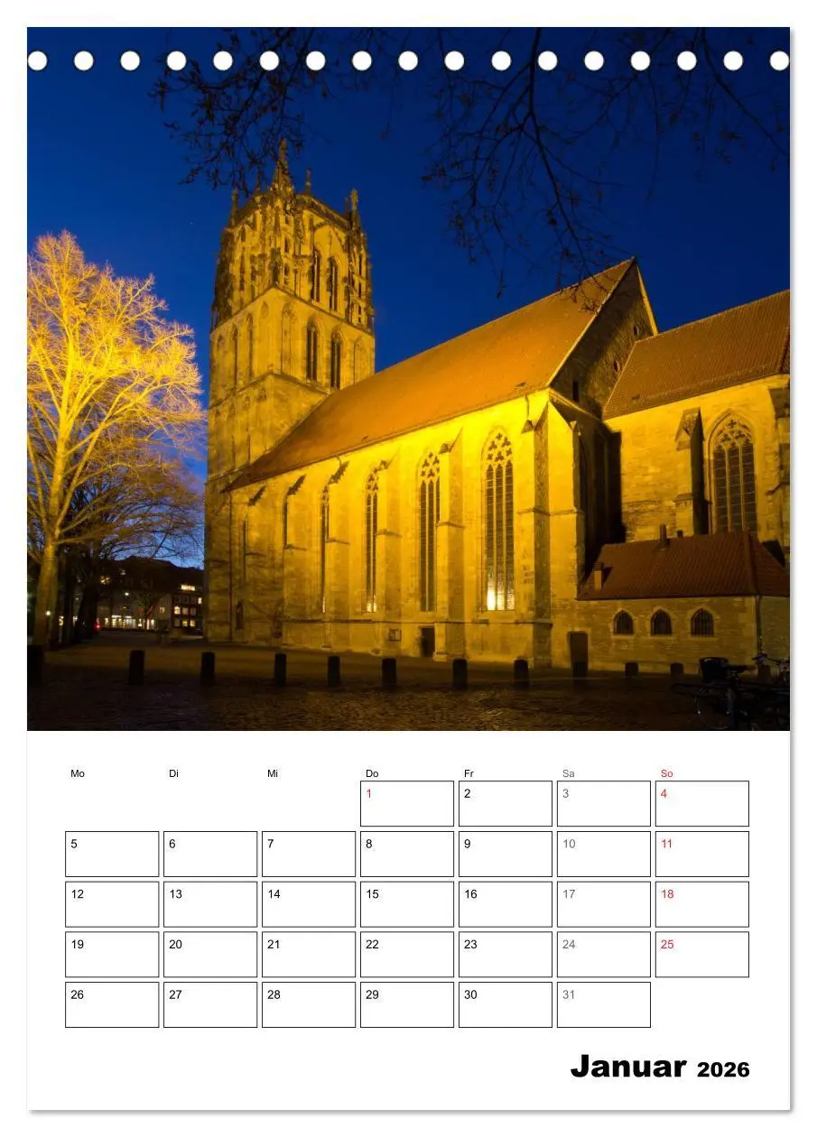Bild: 9783516438130 | Münster entdecken (Tischkalender 2026 DIN A5 hoch), CALVENDO...