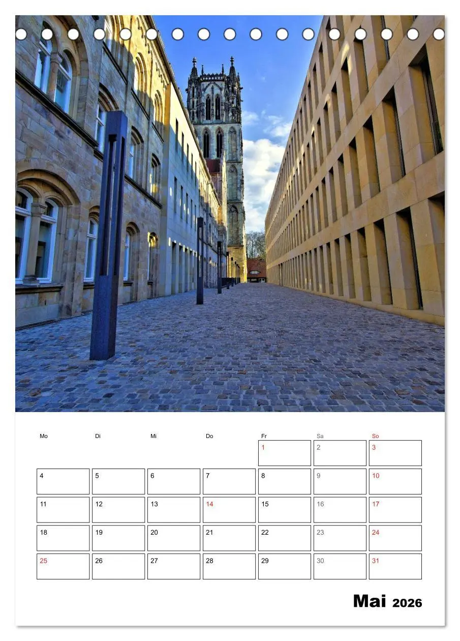 Bild: 9783516438130 | Münster entdecken (Tischkalender 2026 DIN A5 hoch), CALVENDO...