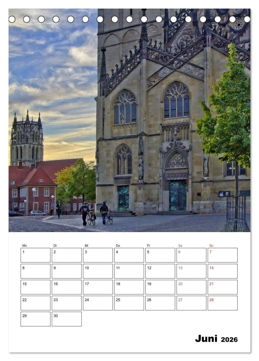 Bild: 9783516438130 | Münster entdecken (Tischkalender 2026 DIN A5 hoch), CALVENDO...